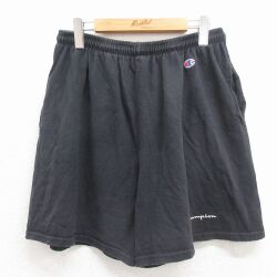 チャンピオン 90s ショーツ ワンポイントロゴ ブラック W34 | 古着