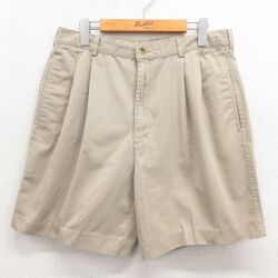 ランズエンド 00s ショートパンツ ベージュ W32 | 古着