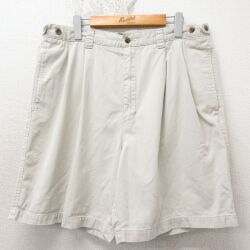 W36★古着 ドッカーズ ショート パンツ ショーツ メンズ 90年代 90s コットン 薄ベージュ 26apr23