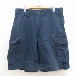 ラルフローレン 90s ショートチノパンツ ネイビー W35 | 古着