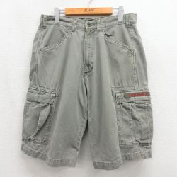 ラルフローレン W33 ハーフカーゴパンツ グレー | 古着