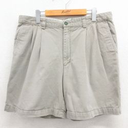 エディーバウアー 00s ショートチノパンツ ベージュ W36 | 古着