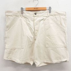 ショート ベイカー ペインター パンツ 90s 生成り ベージュ W46 | 古着