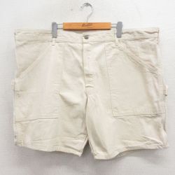 ショート ベイカー ペインター パンツ 90s 生成り ベージュ W46 | 古着