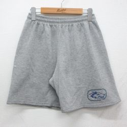 90s ショートスウェットパンツ オオカミ グレー W31 | 古着