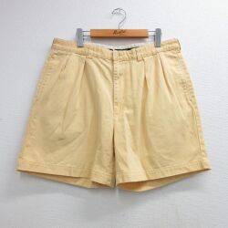 ラルフローレン 90s ショートチノパンツ イエロー W35 | 古着