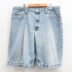 ペリーエリス 00s ハーフパンツ ネイビーデニム W38 | 古着