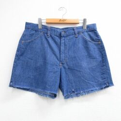 70s ショートパンツ ネイビー W34 | 古着