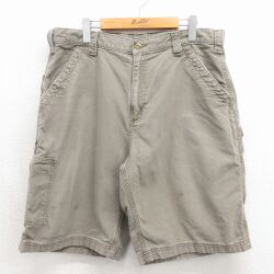 カーハート ハーフペインターパンツ ダック地 ベージュ W36 | 古着