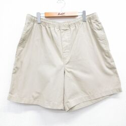 W40★古着 ピューリタン ショート イージー パンツ ショーツ メンズ 00年代 00s 大きいサイズ ベージュ 26jun04