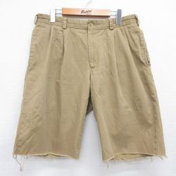 90s ショートパンツ ベージュ 実寸W34 | 古着
