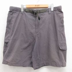 コロンビア ショートカーゴパンツ グレー メンズ実寸W35 | 古着