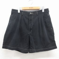 ラルフローレン 90s ショートチノパンツ ブラック 実寸W31 | 古着