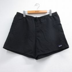 パタゴニア ショートナイロンバギーズパンツ ブラック 実寸W35 | 古着