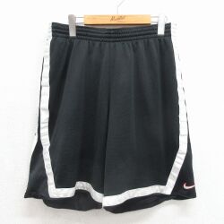 ナイキ 00s ショートパンツ ワンポイントロゴ ブラック 実寸W35 | 古着