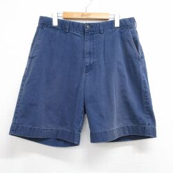 ラルフローレン 90s ショートチノパンツ PROSPECT ネイビー 実寸W34 | 古着
