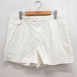 ラルフローレン 90s ショートパンツ ホワイト 実寸W34 | 古着