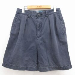 ラルフローレン 90s ショートチノパンツ TYLER ネイビー 実寸W29 | 古着