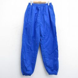 【50%OFF】W30★古着 ホロウェイ ナイロン パンツ メンズ 00年代 00s 無地 青 ブルー 25feb22 中古 ボトムス ロング