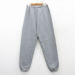 W34★古着 ラッセル スウェット パンツ メンズ 00年代 00s 無地 グレー 霜降り 【spe】 25mar06 中古 ボトムス ロング