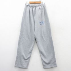W33★古着 チャンピオン champion リバースウィーブ スウェット パンツ メンズ 00年代 00s フットボール グレー 霜降り 25mar06 中古 ボトムス ロング