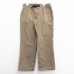 W35★古着 EMS クライミング パンツ メンズ コットン 茶 ブラウン 25mar11 中古 ボトムス ロング