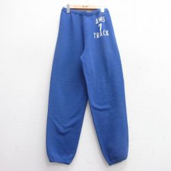 W36★古着 ラッセル スウェット パンツ メンズ 90年代 90s AMS 青 ブルー 【spe】 25mar21 中古 ボトムス ロング