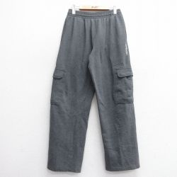 W32★古着 スウェット カーゴ パンツ メンズ 00年代 00s AND1 濃グレー 霜降り 【spe】 25mar27 中古 ボトムス ロング