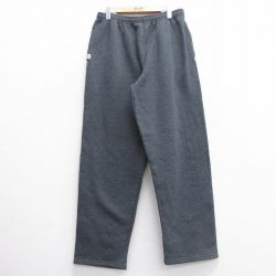W38★古着 ラッセル スウェット パンツ メンズ 00年代 00s 濃グレー 霜降り 【spe】 25mar27 中古 ボトムス ロング