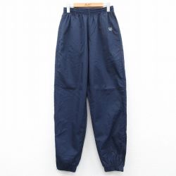 W31★古着 JCペニー ナイロン パンツ メンズ 90年代 90s USAオリンピック 紺 ネイビー 25mar29 中古 ボトムス ロング
