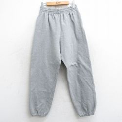 W32★古着 フルーツオブザルーム スウェット パンツ メンズ 00年代 00s 無地 グレー 霜降り 25apr17 中古 ボトムス ロング