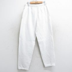 W34★古着 スウェット パンツ メンズ 90年代 90s 無地 USA製 白 ホワイト 25apr17 中古 ボトムス ロング