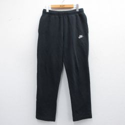 【20%OFF】W32★古着 ナイキ NIKE スウェット パンツ メンズ ワンポイントロゴ 黒 ブラック 25apr25 中古 ボトムス ロング