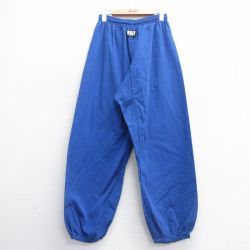 W32★古着 イージー パンツ メンズ BOLD 青 ブルー 25may09 中古 ボトムス ロング