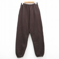 W33★古着 ラッセル スウェット パンツ メンズ 00年代 00s 無地 茶 ブラウン 25may30 中古 ボトムス ロング