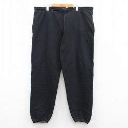 W42★古着 リーバイス Levis スウェット パンツ メンズ 90年代 90s ワンポイントロゴ 大きいサイズ USA製 黒 ブラック 25may30 中古 ボトムス ロング