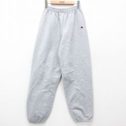 W30★古着 チャンピオン Champion スウェット パンツ メンズ 00年代 00s ワンポイントロゴ グレー 霜降り 25jun28 中古 ボトムス ロング