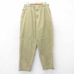 W36★古着 THE TERRITORY AHEAD イージー パンツ メンズ コットン ベージュ カーキ 【spe】 25jul07 中古 ボトムス ロング