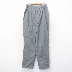 W33★古着 ナイロン パンツ メンズ STEARNS グレー 内側メッシュ 25jul14 中古 ボトムス ロング