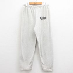 W35★古着 チャンピオン Champion スウェット パンツ メンズ 90年代 90s NFL ピッツバーグスティーラーズ USA製 グレー 霜降り アメフト スーパーボウル 25aug06 中古 ボトムス ロング