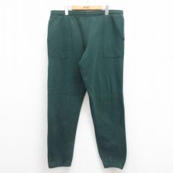 W39★古着 カークランド ベイカー スウェット パンツ 無地 緑 グリーン 25aug06 中古 メンズ ボトムス ロング