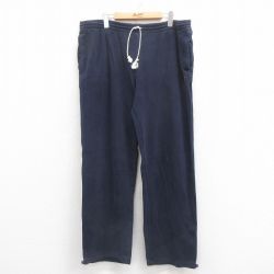 W39★古着 ラルフローレン Ralph Lauren ブランド スラックス パンツ 90年代 90s ワンポイントロゴ コットン 紺 ネイビー 25aug06 中古 メンズ ボトムス ロング