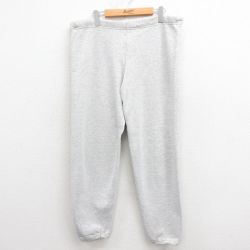 W34★古着 ラッセル スウェット パンツ 90年代 90s 無地 USA製 グレー 霜降り 【spe】 25aug06 中古 メンズ ボトムス ロング