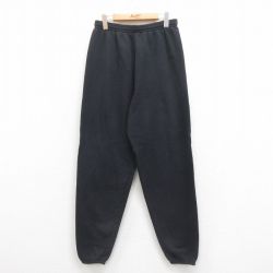 W33★古着 JCペニー スウェット パンツ メンズ 90年代 90s USAオリンピック USA製 黒 ブラック 25aug26 中古 ボトムス ロング