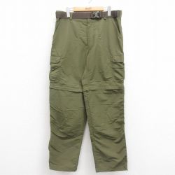 W34★古着 カベラス ナイロン パンツ メンズ 薄緑 グリーン 25aug29 中古 ボトムス ロング