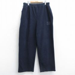 W35★古着 エアロポステール AEROPOSTALE フリース パンツ メンズ A87 紺 ネイビー 25sep16 中古 ボトムス ロング