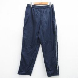 W29★古着 ギャップ GAP ナイロン パンツ メンズ 00年代 00s 紺 内側メッシュ 25nov27