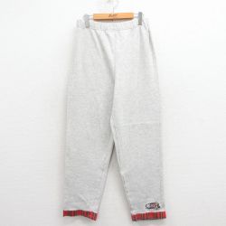【20%OFF】W32★古着 スウェット パンツ メンズ 90年代 90s ディズニー ミッキー 薄グレー 霜降り 25dec06