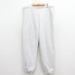 W36★古着 ラッセル スウェット パンツ メンズ 90年代 90s 無地 USA製 薄グレー 霜降り【spe】 26jan08