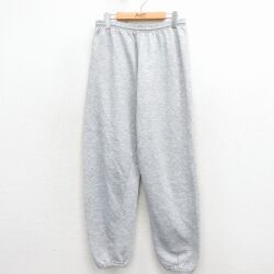 W33★古着 スウェット パンツ メンズ 80年代 80s 無地 USA製 グレー 霜降り 26jan24